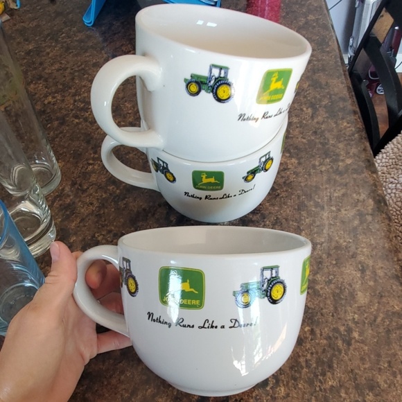 John Deere soup mugs - Picture 1 of 1